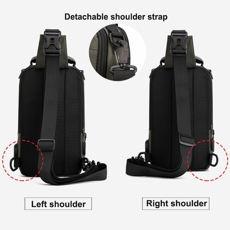 Anti-theft waterproof crossbody bag