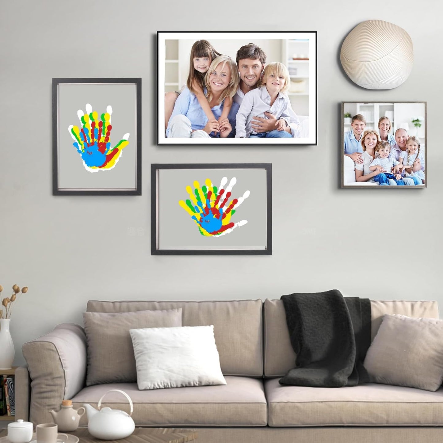 🎁Best Gift-Family Handprint Kit🌸Non-Toxic, Odorless, And Harmless