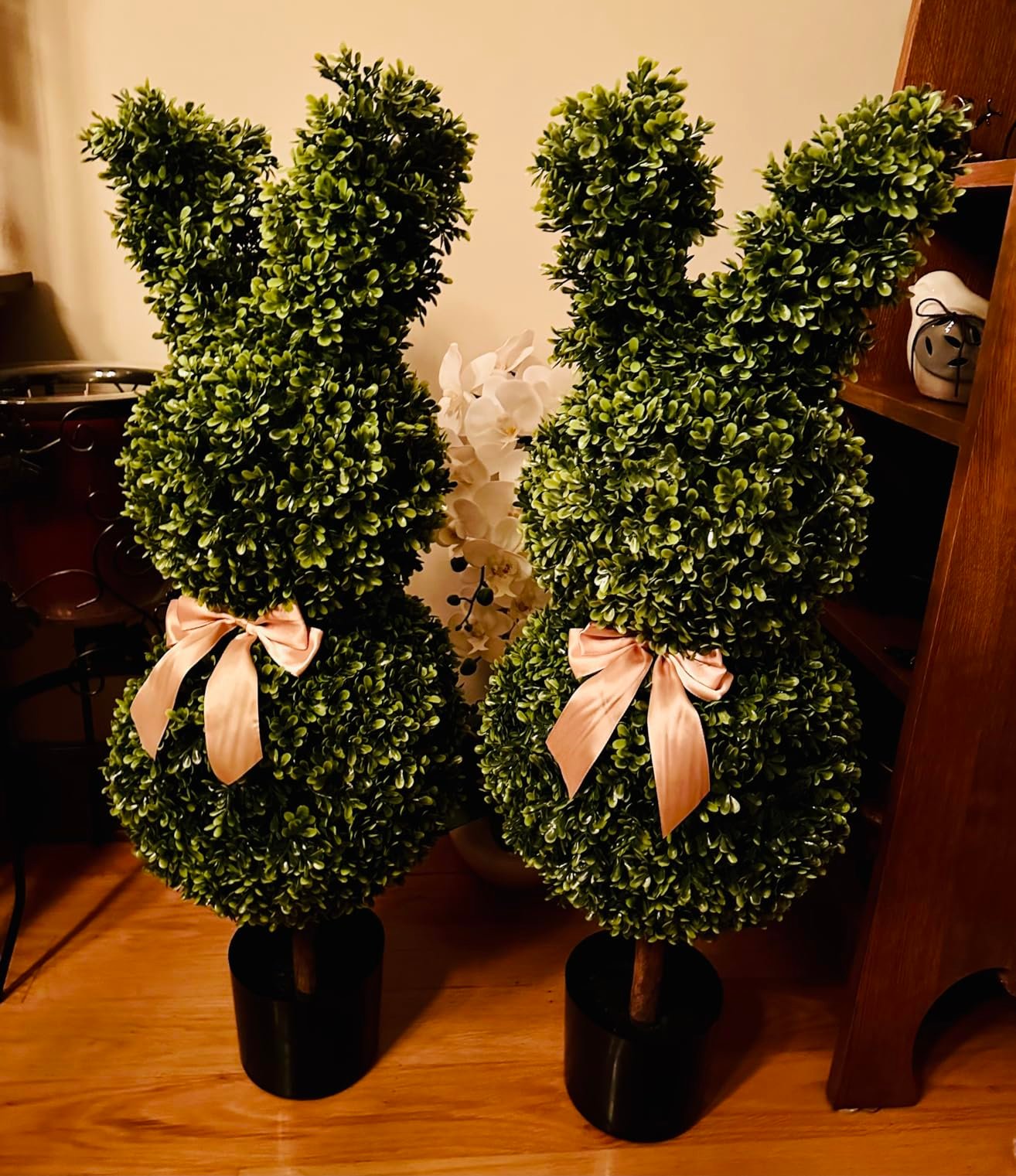 🐰Easter Pre-sale🐰Outdoor Artificial Turf Bunny-Shaped Topiary Tree