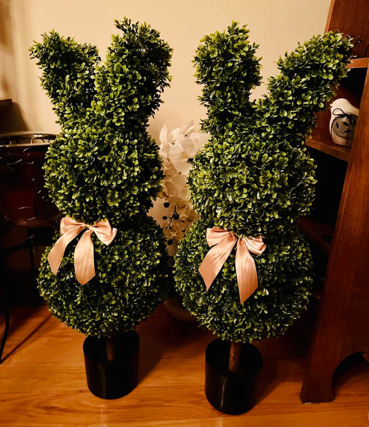 🐰Outdoor Artificial Turf Bunny-Shaped Topiary Tree