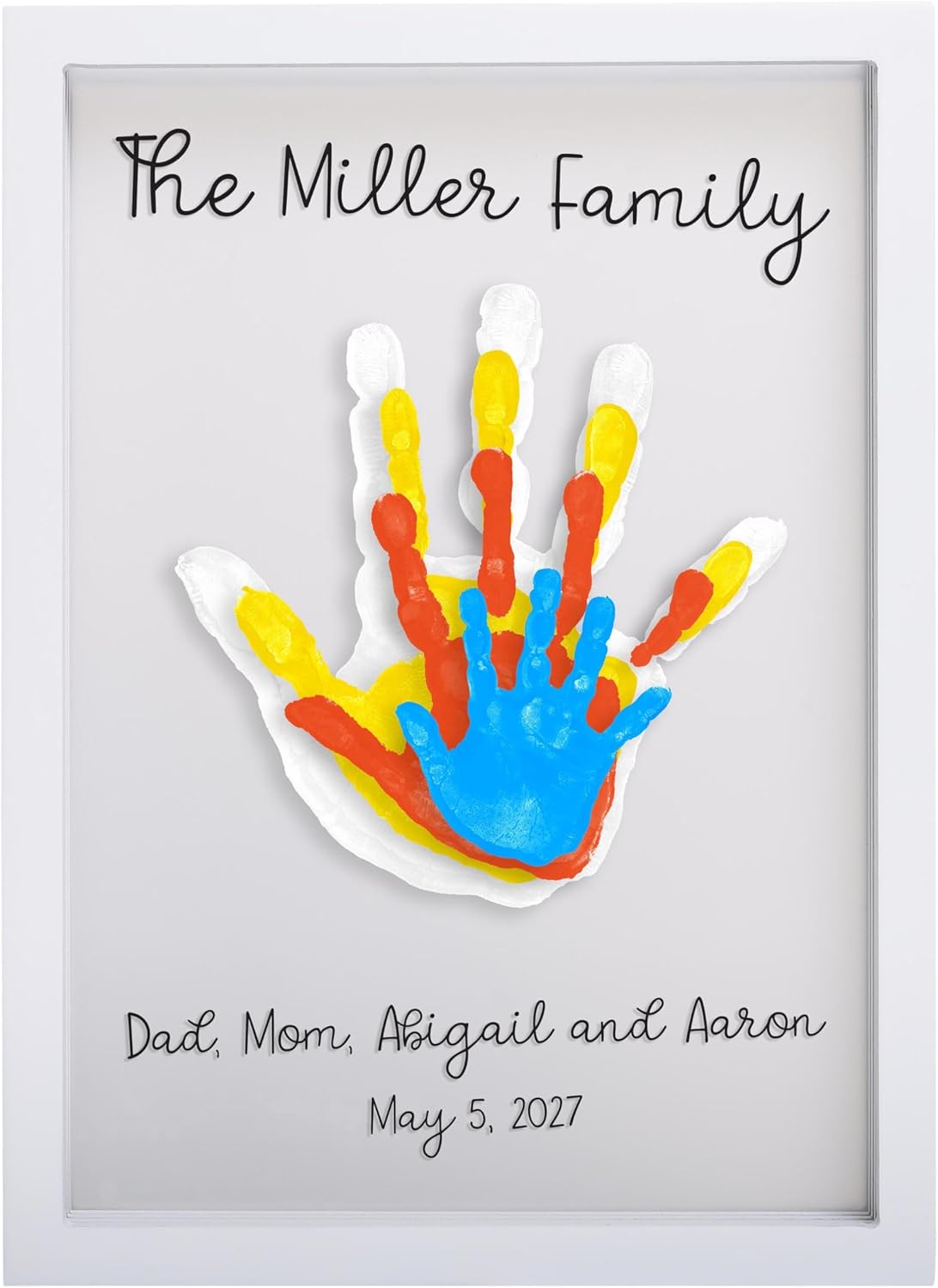 🎁Best Gift-Family Handprint Kit🌸Non-Toxic, Odorless, And Harmless