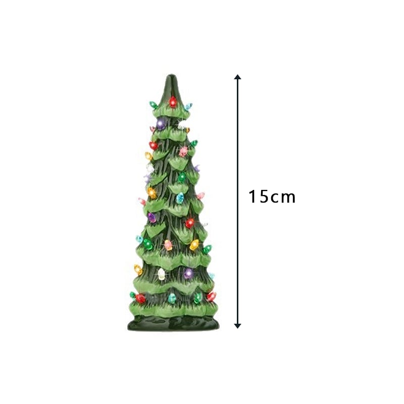 🎄Retro Hand-Painted Tabletop Christmas Trees