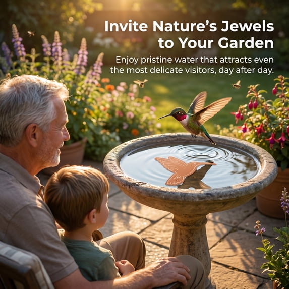 🪺Pure Copper Purification Disc for Birdbaths🍁