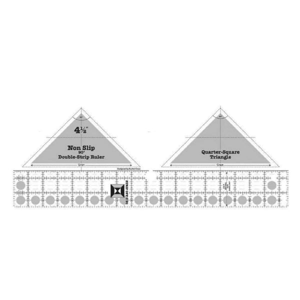 90 Degree Double-Strip Quilt Ruler