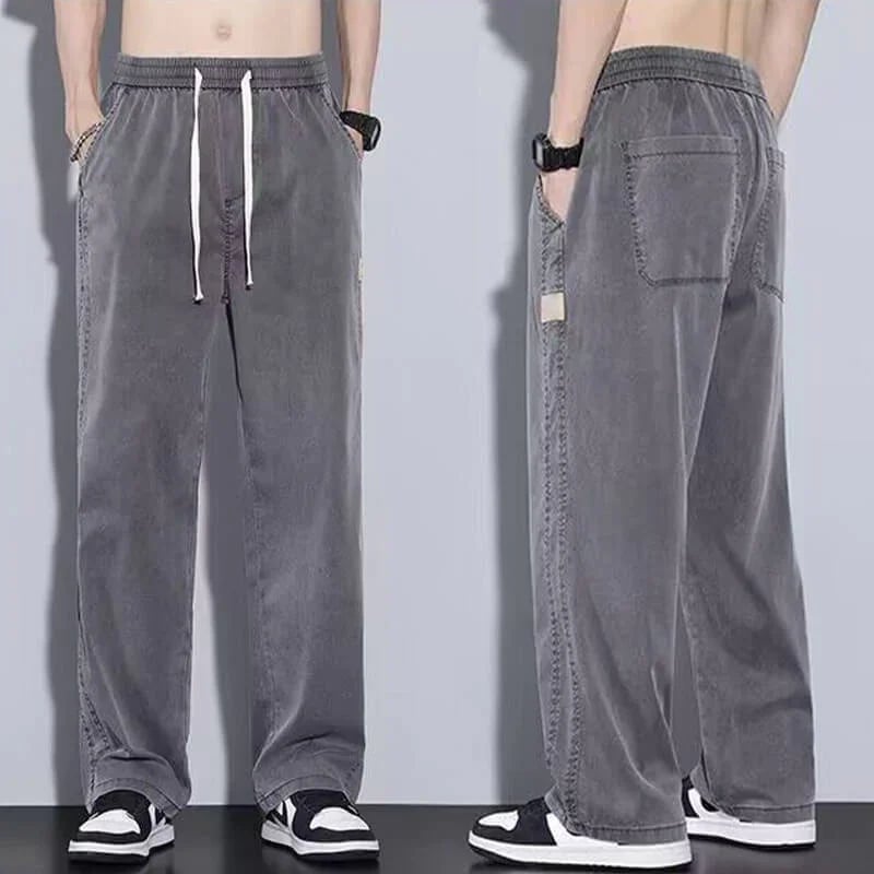 Men's Tencel Breathable Wide Leg All Match Casual Pants
