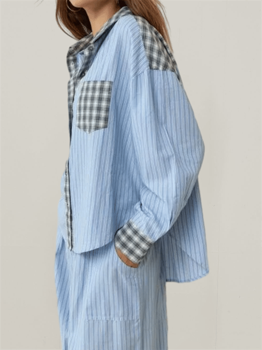 Pink Loose Pajama Set-Buy 2 Free Shipping