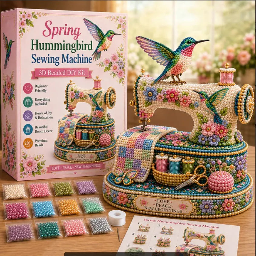 🦌Most Popular🧵Mini 3D Beaded Animal Craft Kit