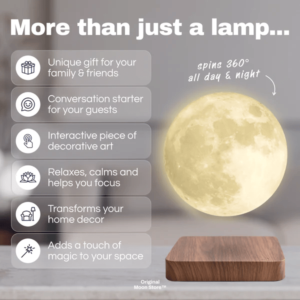 Levitating Moon Lamp