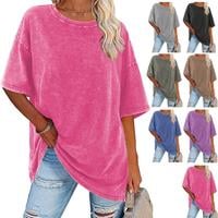 Women's Oversized T Shirts Acid Washed HeavyCotton