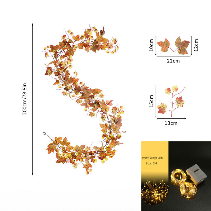 Autumn Leaves LED Garland