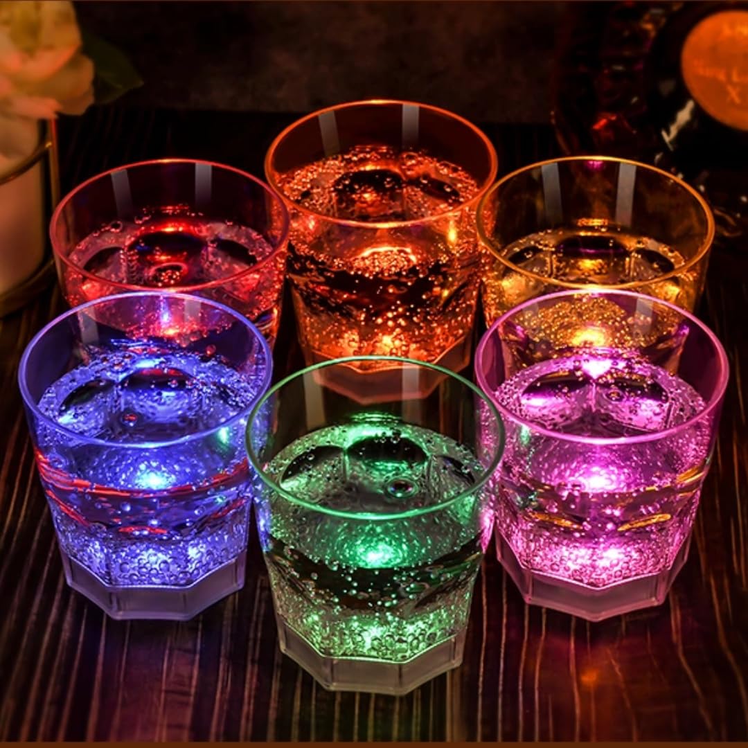 LED Light Up Cups Wine Champagne Glass