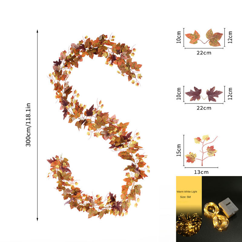 Autumn Leaves LED Garland