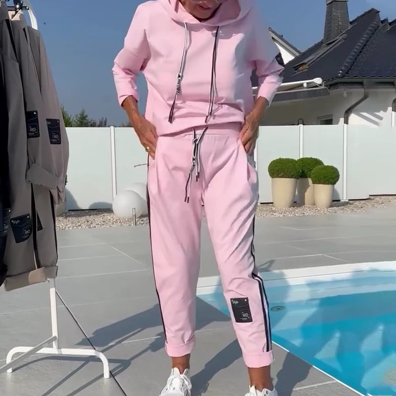 💜Women's Hoodie & Jogger Pants 2-Piece Casual Set