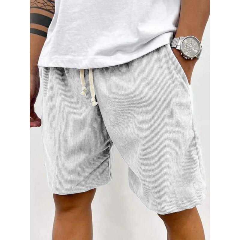 🩳Men's Casual Relaxed Fit Drawstring Shorts – Adjustable Waistband, Solid Color & Low-Maintenance ✨