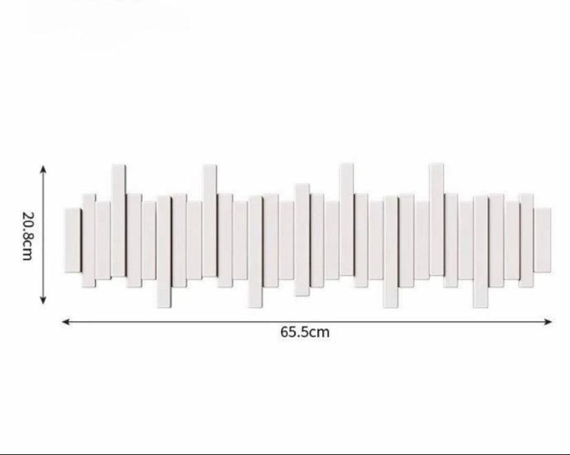 🎹Wall-Mounted Wooden Coat Rack 🎹Piano Key Style Design