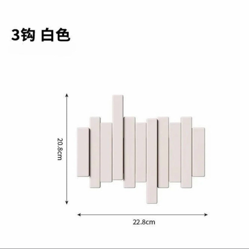 🎹Wall-Mounted Wooden Coat Rack 🎹Piano Key Style Design