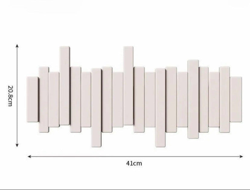 🎹Wall-Mounted Wooden Coat Rack 🎹Piano Key Style Design
