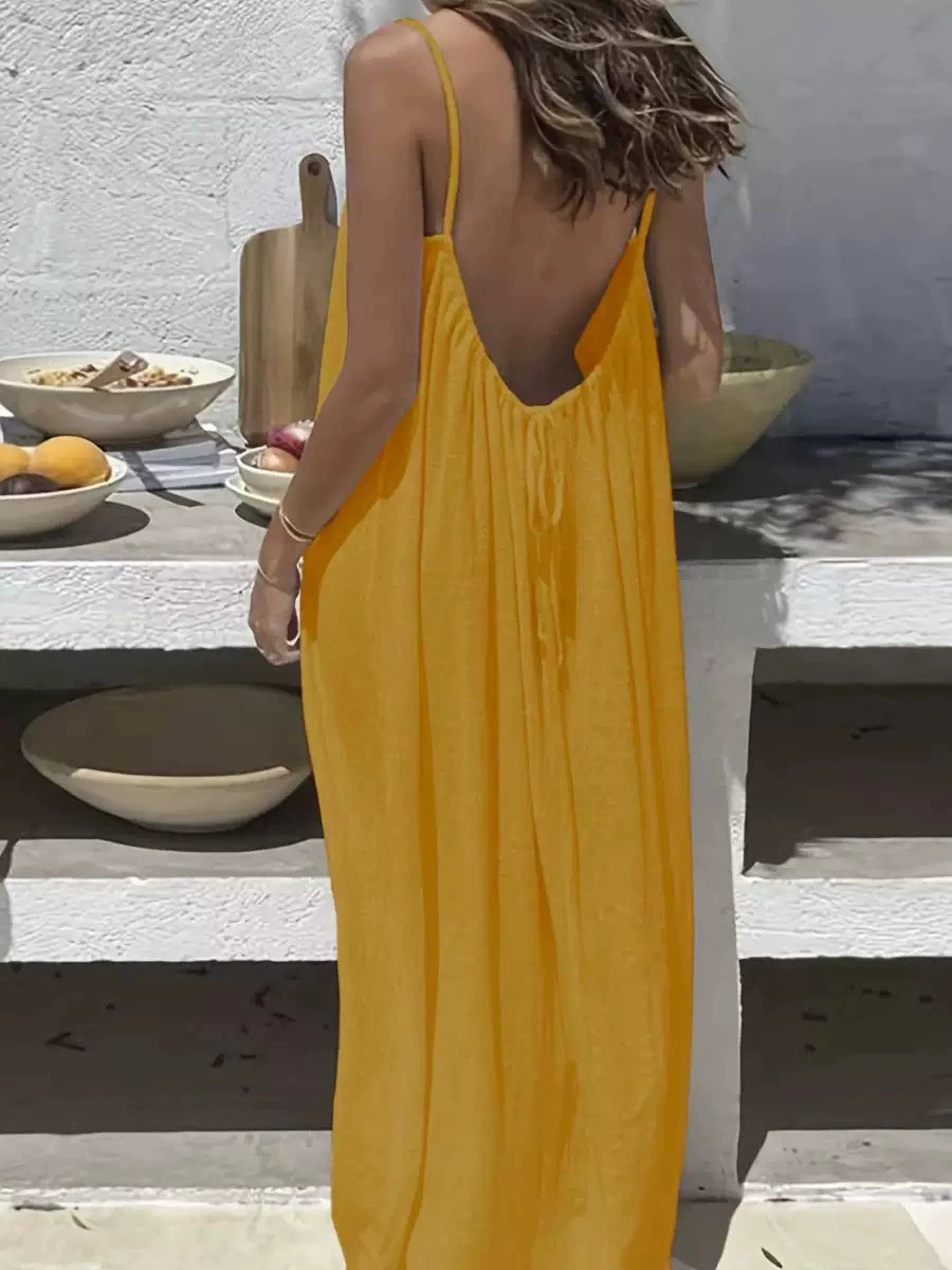 ✨Elegant Backless Cami Dress for Romantic Moments