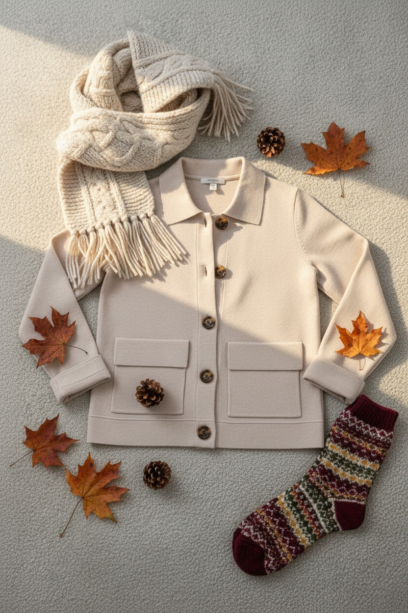 Casual Lapel Pocket Solid Color Jacket