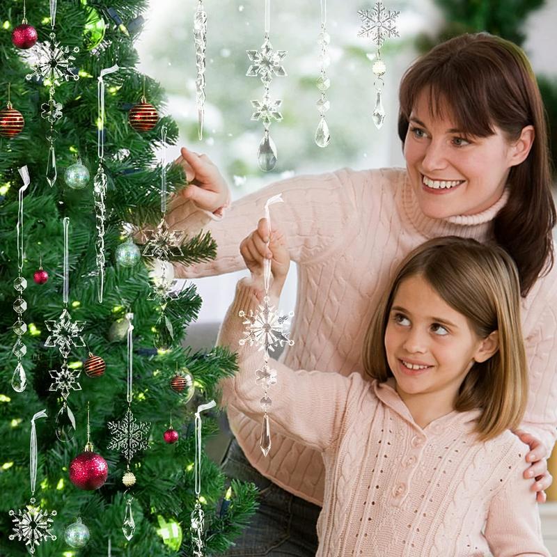 🎄Crystal Snowflake Ornaments For Christmas Tree