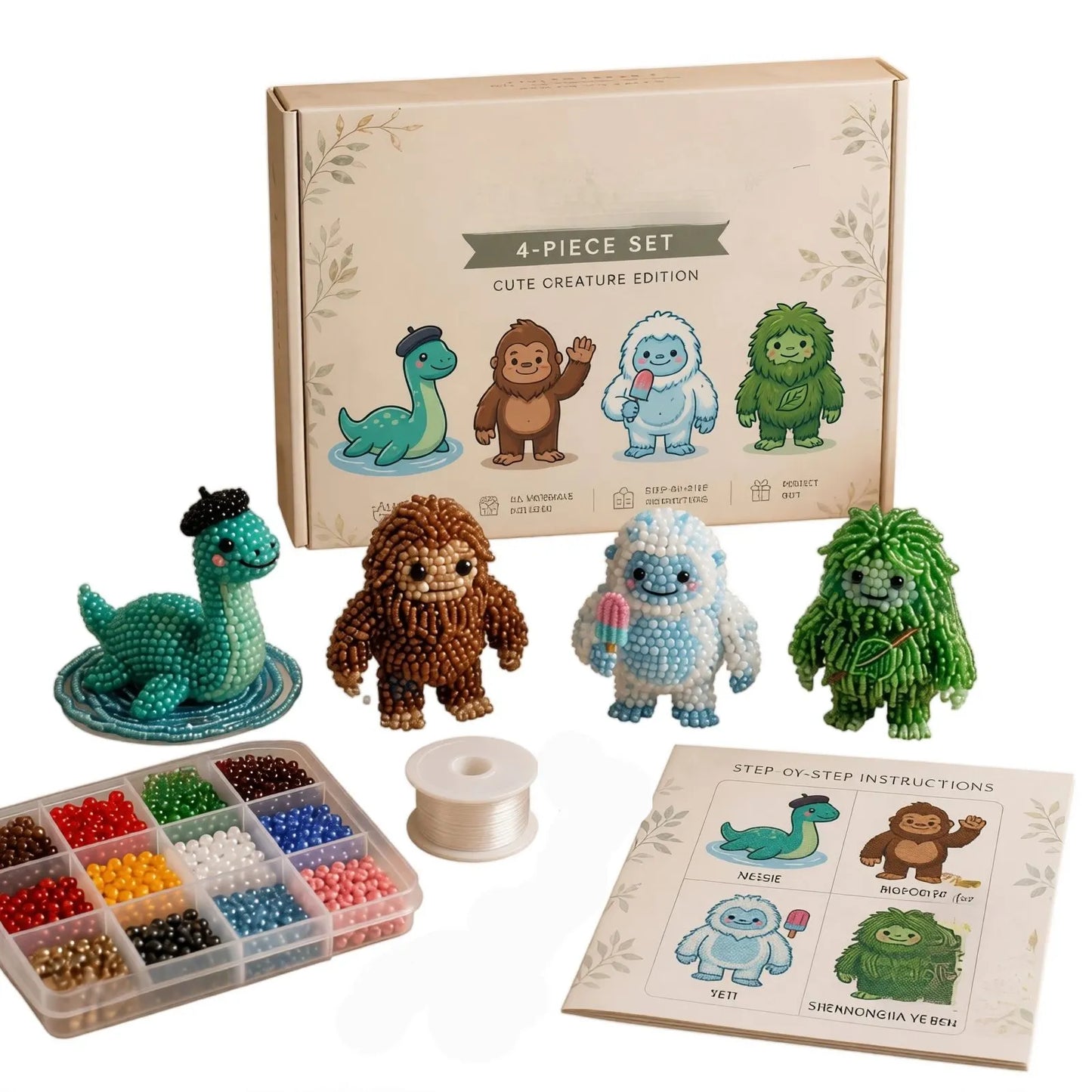 🎄Hot-Selling New 3d beaded seasonal gnome diy kit