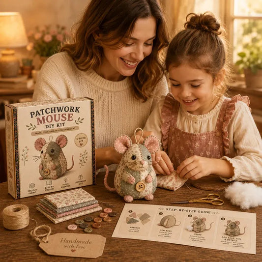 🐮🧵 Store Manager's Pick: $29.99 DIY Patchwork Animal Craft Kit