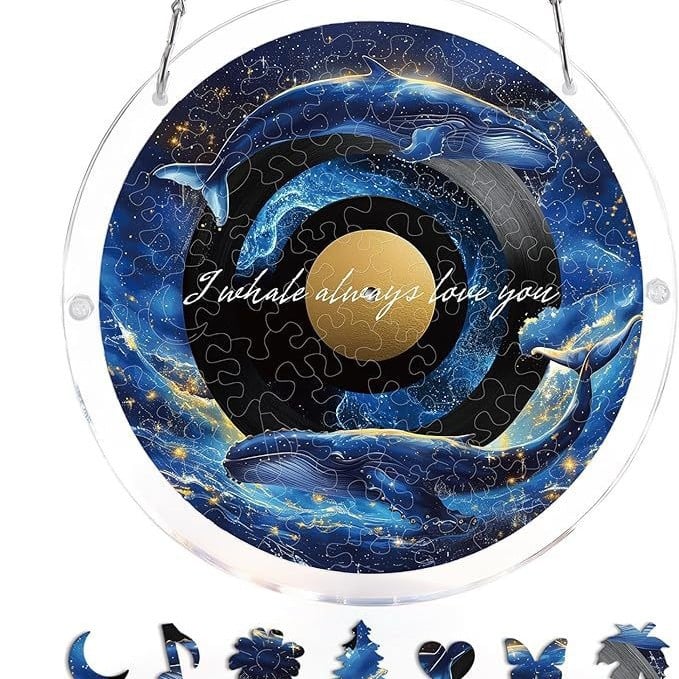 ☀️🛍️Acrylic Jigsaw Puzzle Suncatcher 80 Pieces