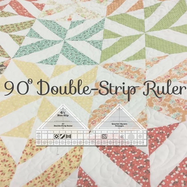 90 Degree Double-Strip Quilt Ruler