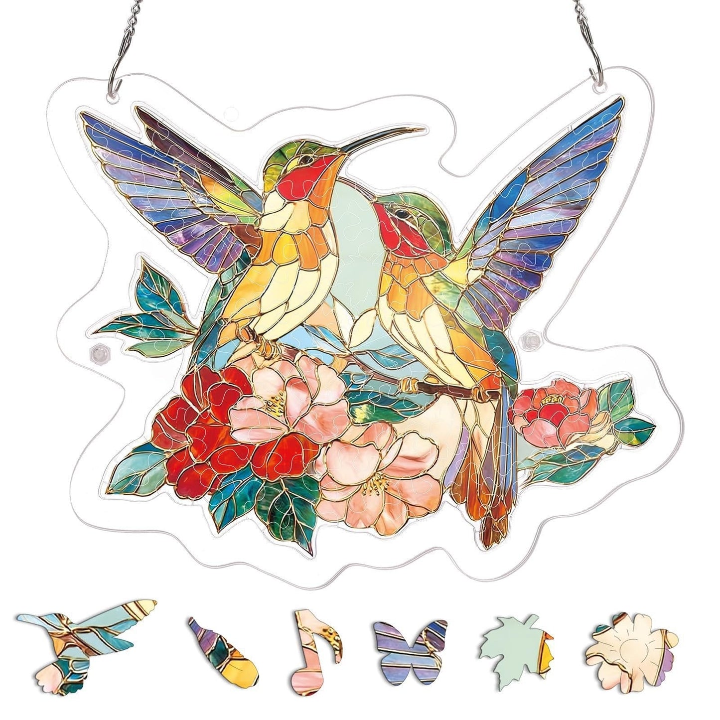 ☀️🛍️Acrylic Jigsaw Puzzle Suncatcher 80 Pieces