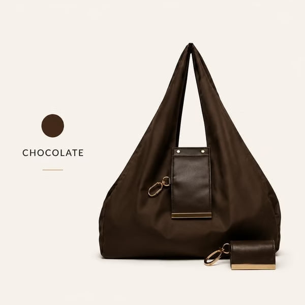 🛍️New Foldable Keychain Large Capacity Storage Bag