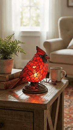 ✨Cardinal Bird Desk Lamp  - Christmas Home Decor Art Gifts