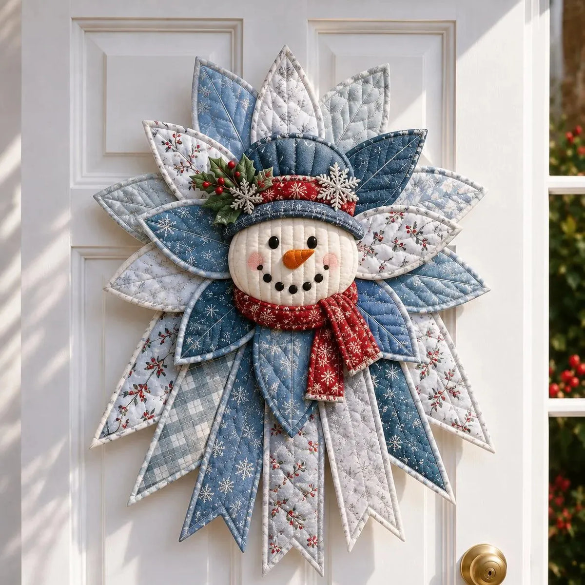 🎉Beginner-Friendly Oversized Christmas Character Quilted Door Hanger Sewing Kit 💕