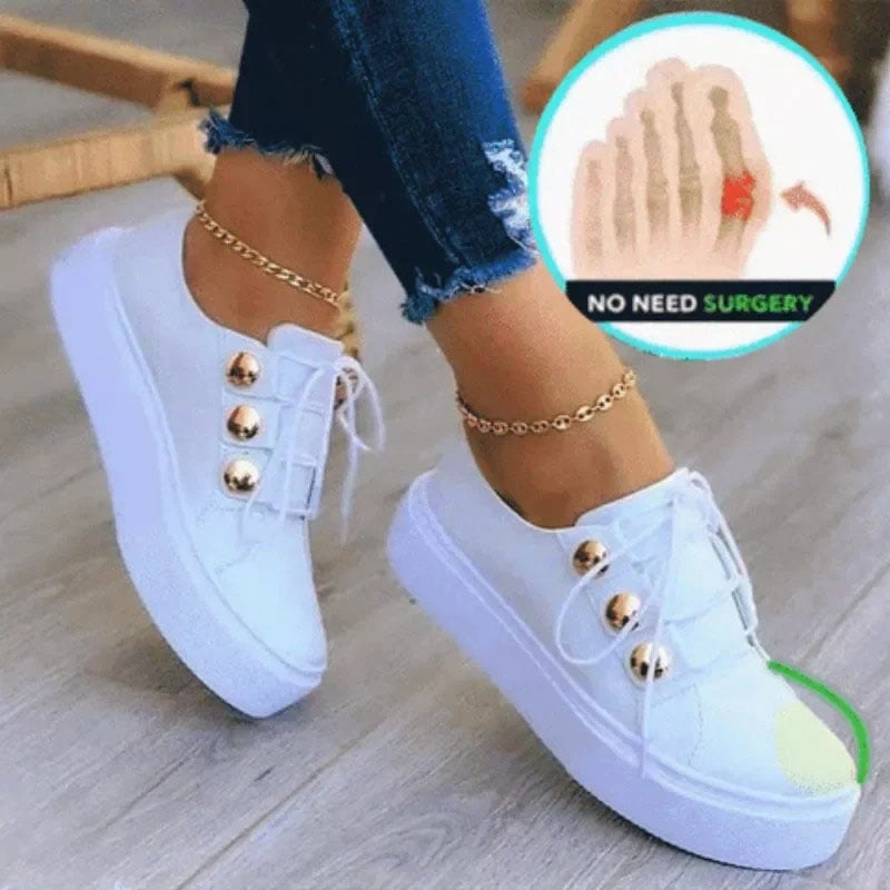 💓WOMEN'S SUPER COMFORTABLE LEATHER SHOES WITH A ROUND TOE - Buy two and get free shipping!