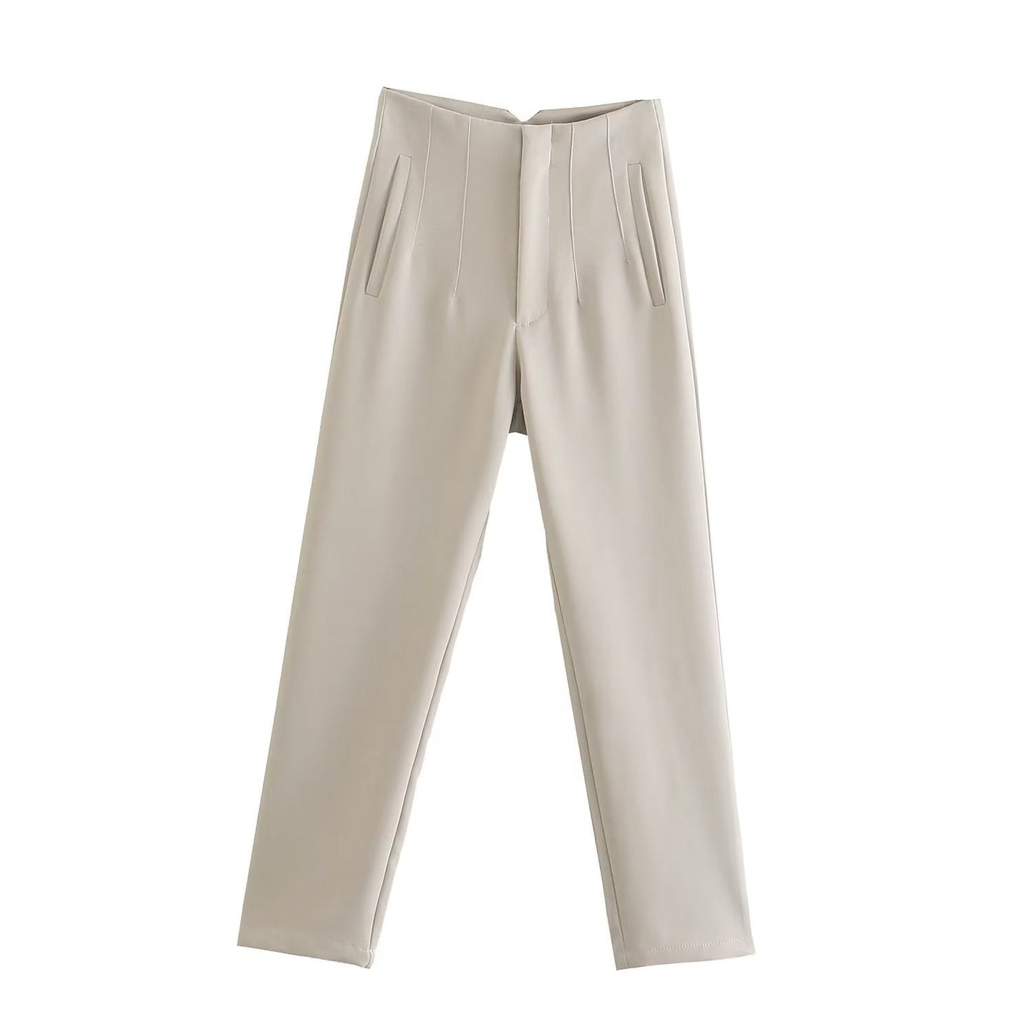 Tailored Pleat High Waist Pants - Buy two and get free shipping!