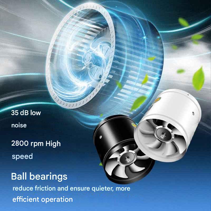 🔥Suitable For Multiple Scenarios - High-Speed, High-Power, Super-Strong Suction And Silent Exhaust Fan