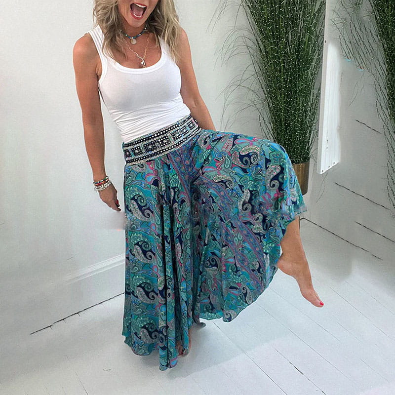 🎁This Week's Special Price $32.99💕Printed elastic waist pants