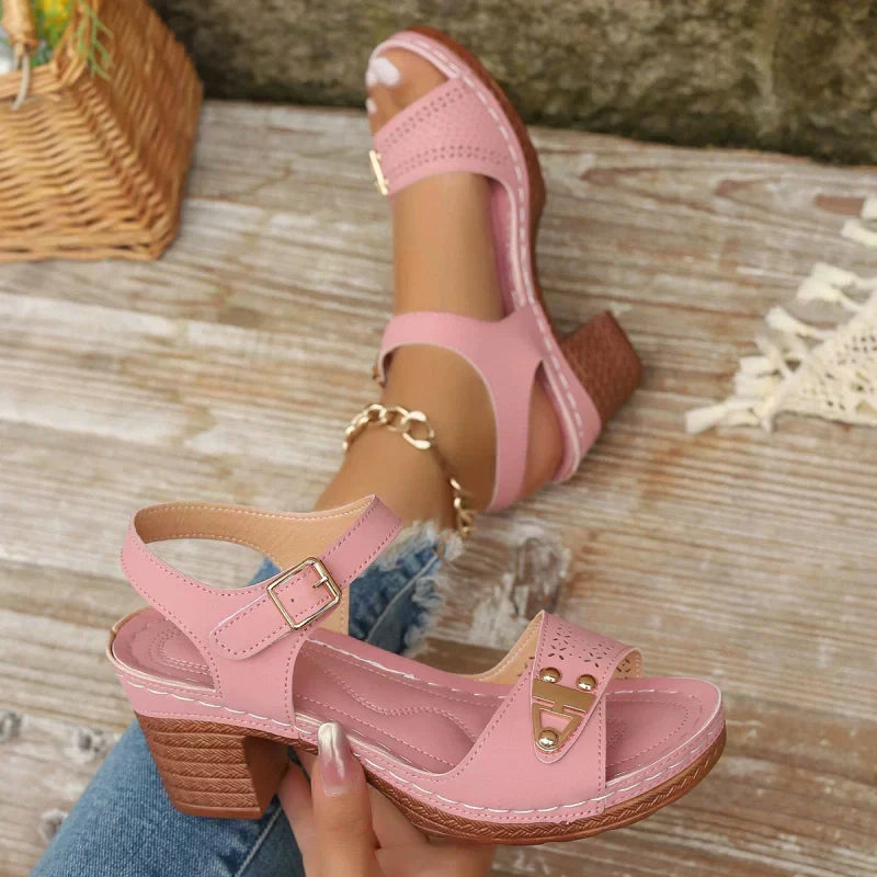 Women's Chunky Heeled Sandals