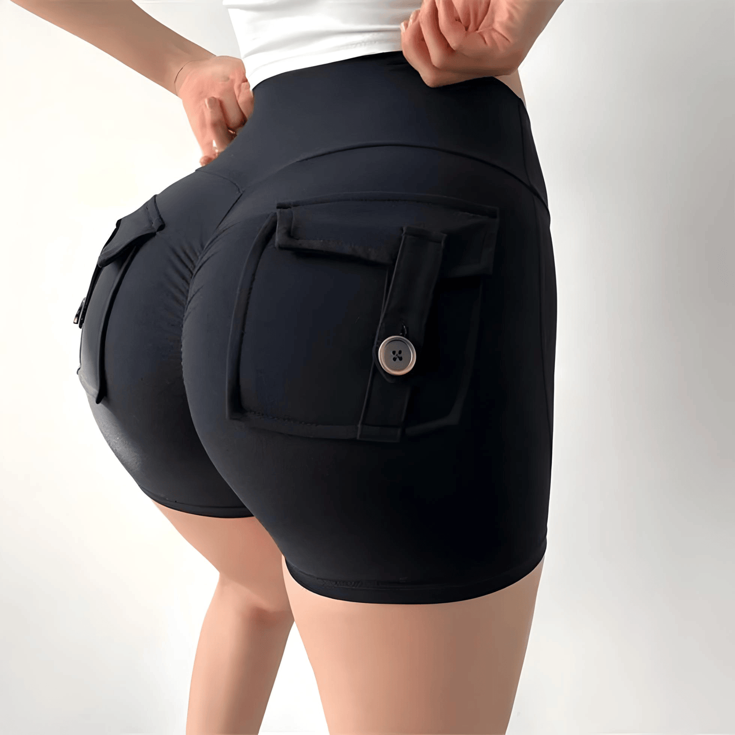 Butt Lifting Pocketed Shorts