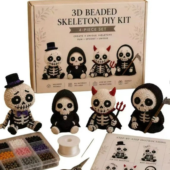 🦌Most Popular🧵Mini 3D Beaded Animal Craft Kit