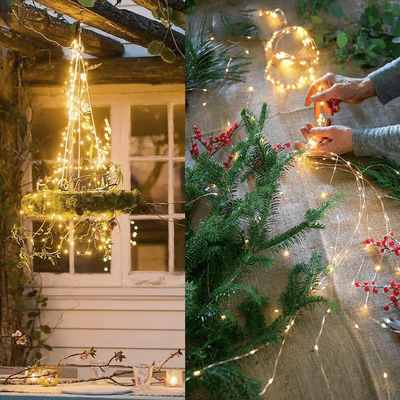 🎄8 Modes 100-600 Christmas LED Firefly Twinkle String Lights