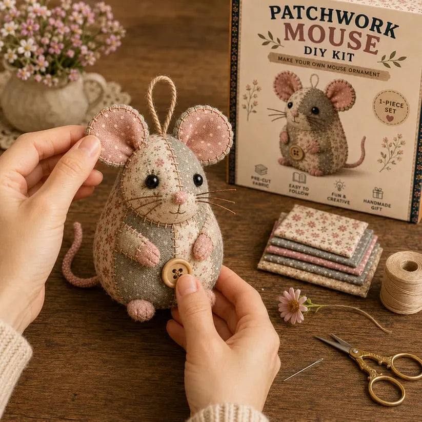 🐮🧵 Store Manager's Pick: $29.99 DIY Patchwork Animal Craft Kit