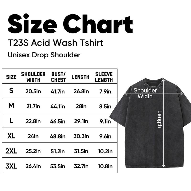 Women's Oversized T Shirts Acid Washed HeavyCotton