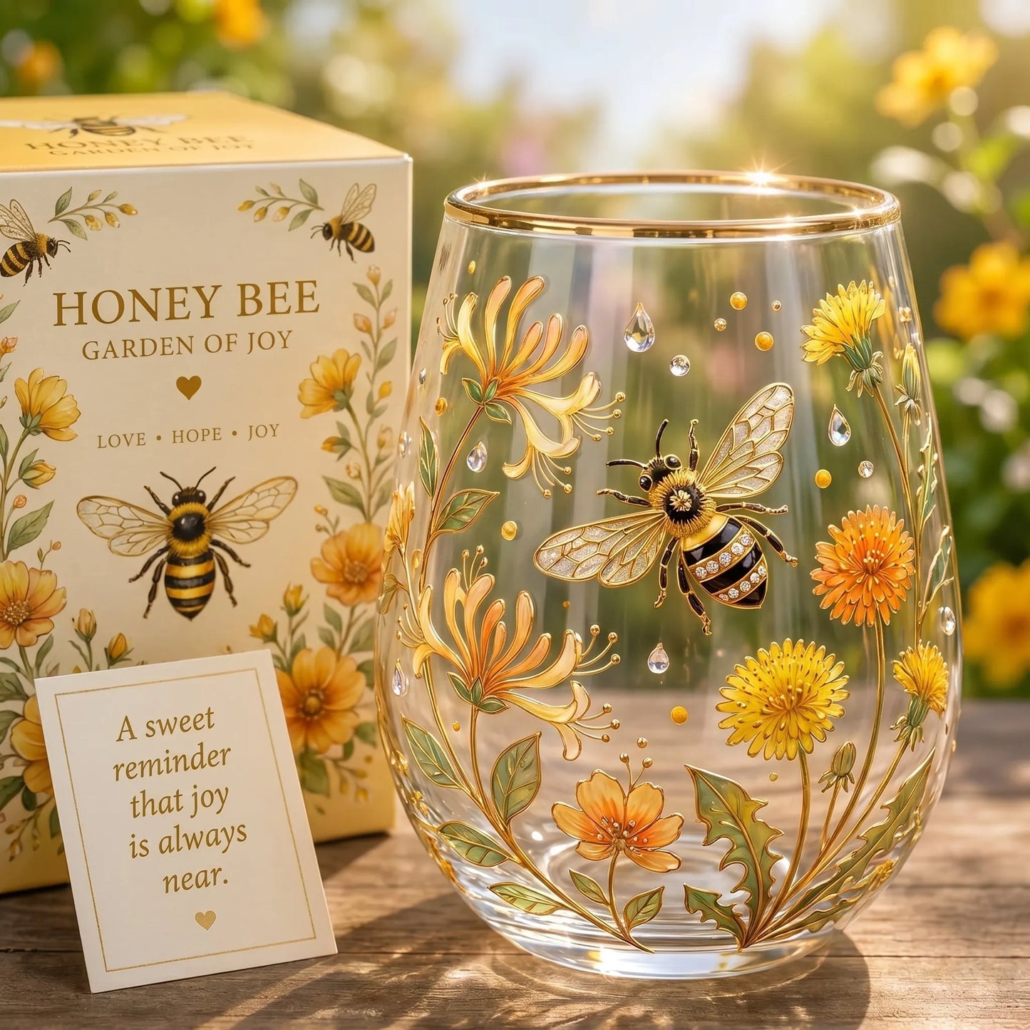 🌸🌿 Limited Edition 2026 Garden Morning Bliss Glass Tea Cup☀️☕