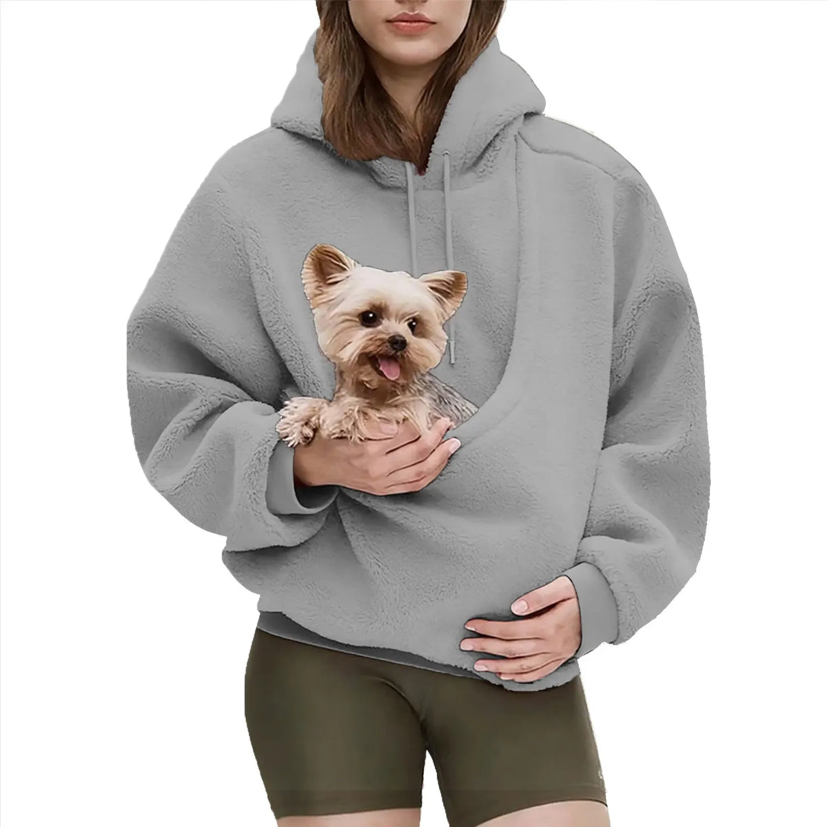 🧸New Bestsellers — 50% Off 🐱Women's Kangaroo-Pocket Pet-Carrying Hoodie