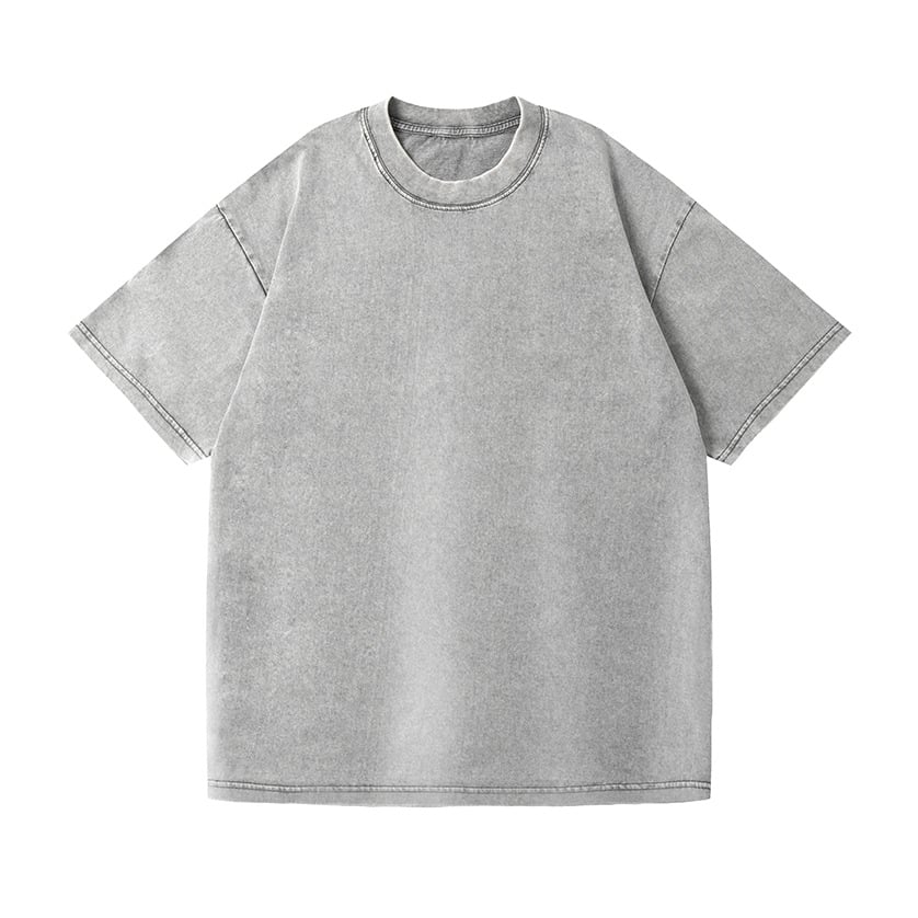 Women's Oversized T Shirts Acid Washed HeavyCotton