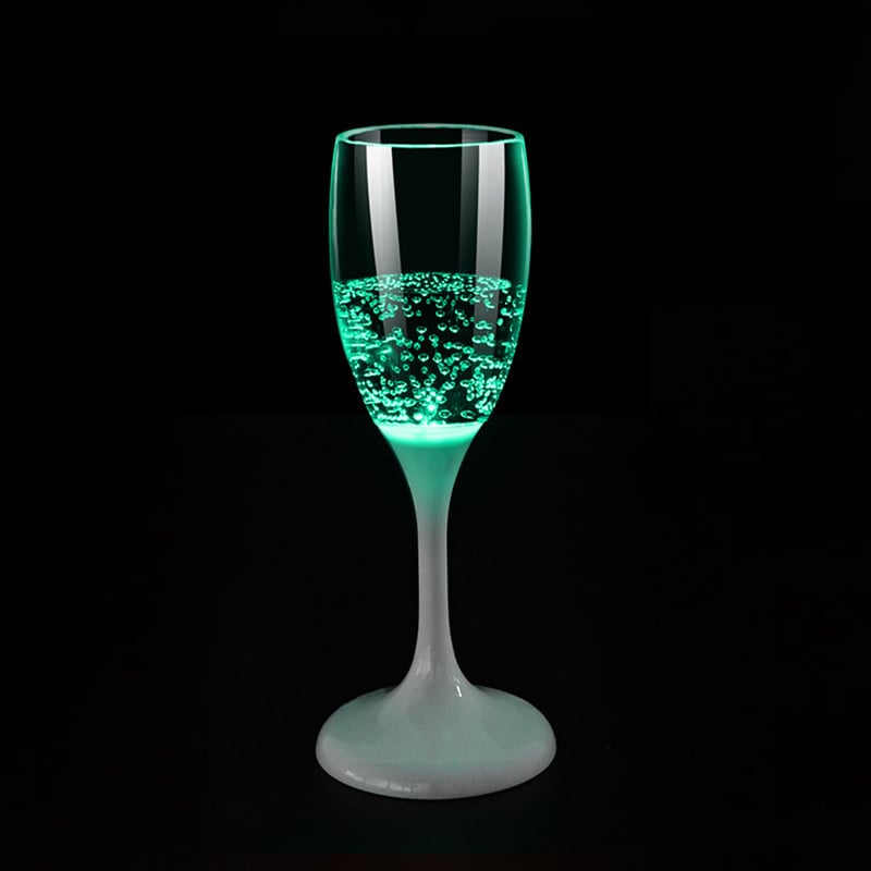 LED Light Up Cups Wine Champagne Glass