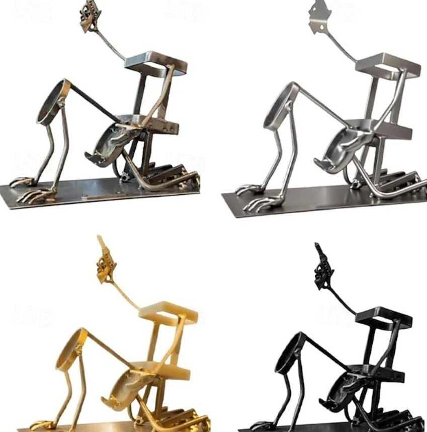 🍾Limited-time flash sale, 50% off 🍾Funny Metal Skull Skeleton Bar Decor