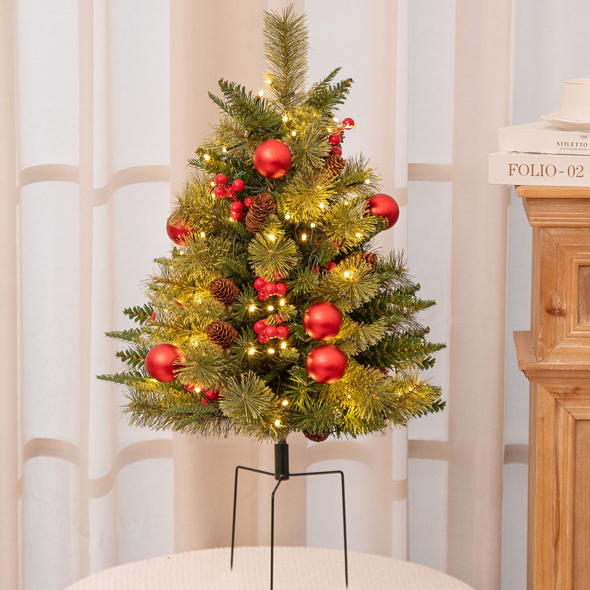 Pre-Lit Artificial Christmas Tree