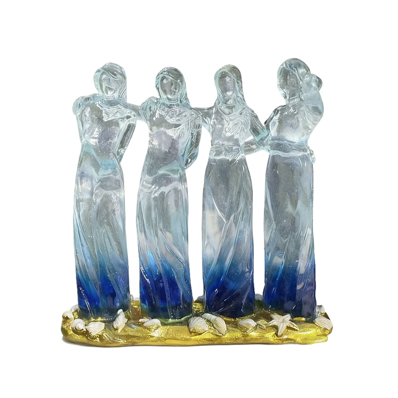 👩🏻‍🤝‍👩🏻Sisters By My Side, Celebrates Friendships Three Sisters Sculpture