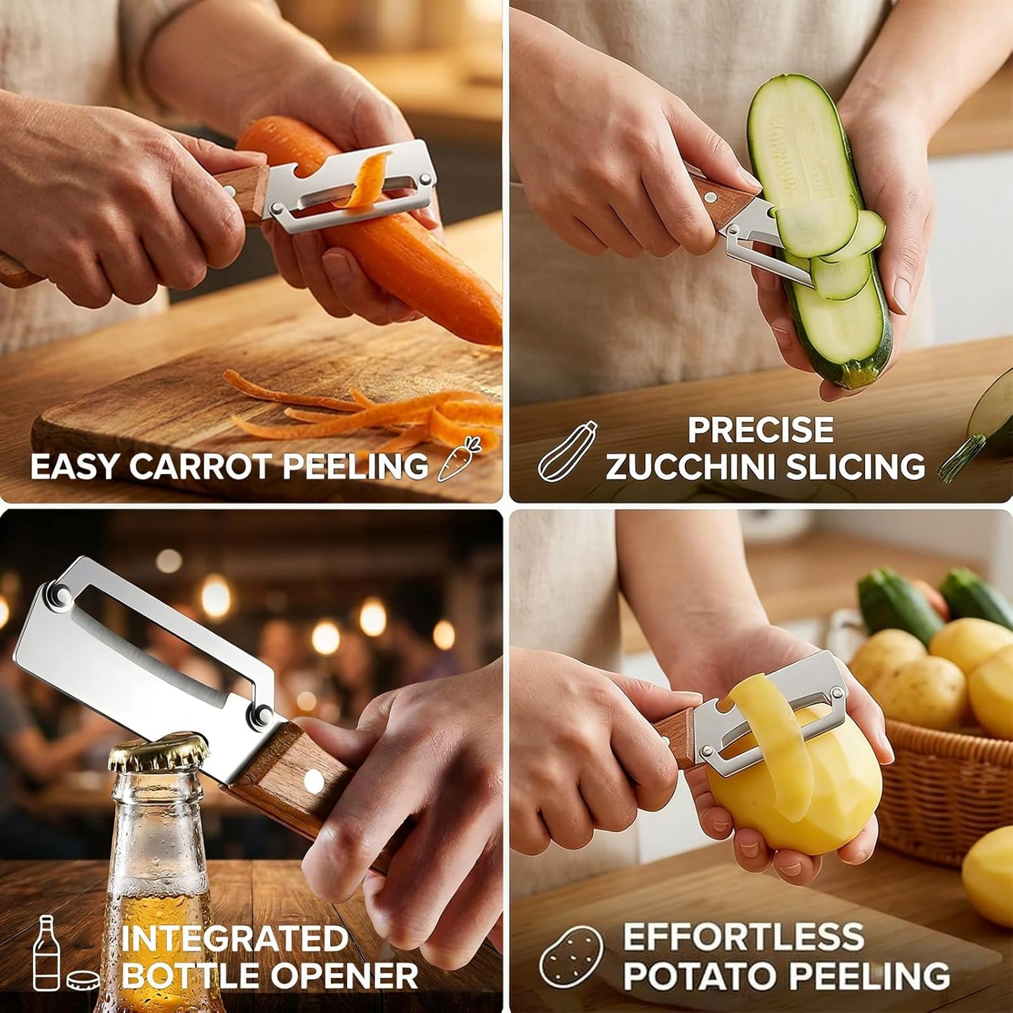 🍍New 2-in-1 Multifunctional Fruit & Vegetable Peeler